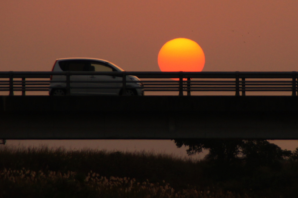 夕陽が沈む前に帰ろう　