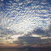 普賢岳　夕方の雲