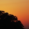 小山（ちいさなやま）と夕景