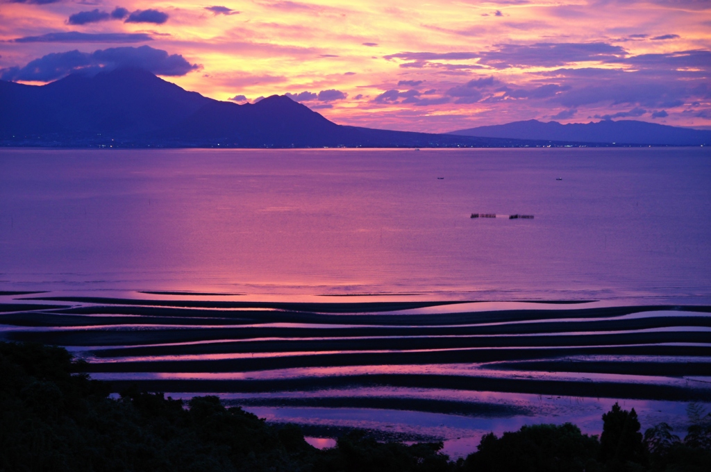 （残り火編）ゼブラ干潟の夕景