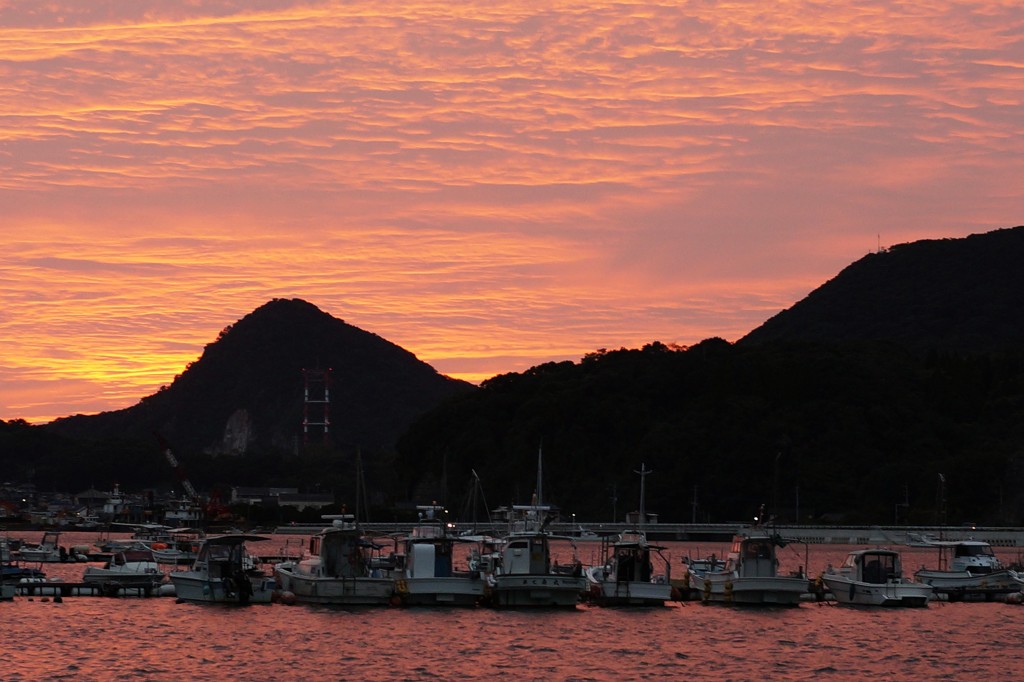 三角港　夕景～マジックアワー