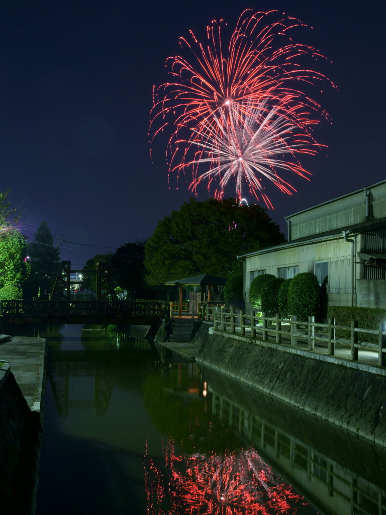 祭りの締めはやっぱり・・