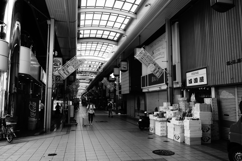 育った町の商店街