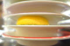 挟まったレモン