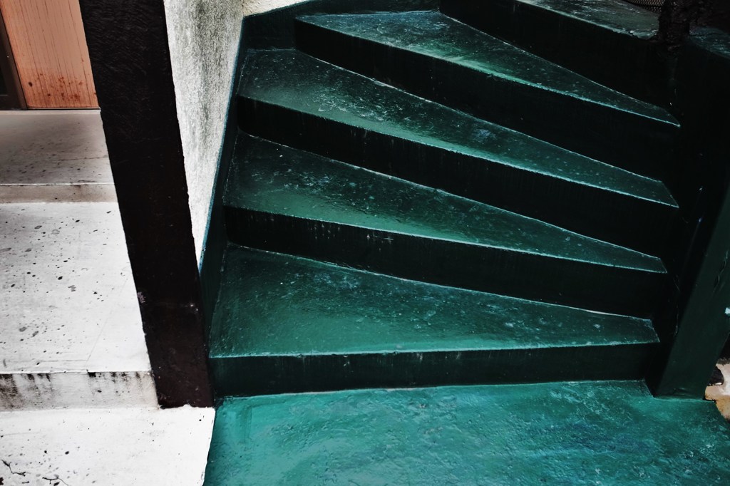 緑の階段