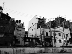 静かな大阪の朝