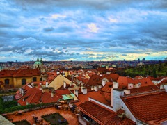 赤屋根の街プラハ
