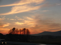 ある日の常磐道からの夕焼け②