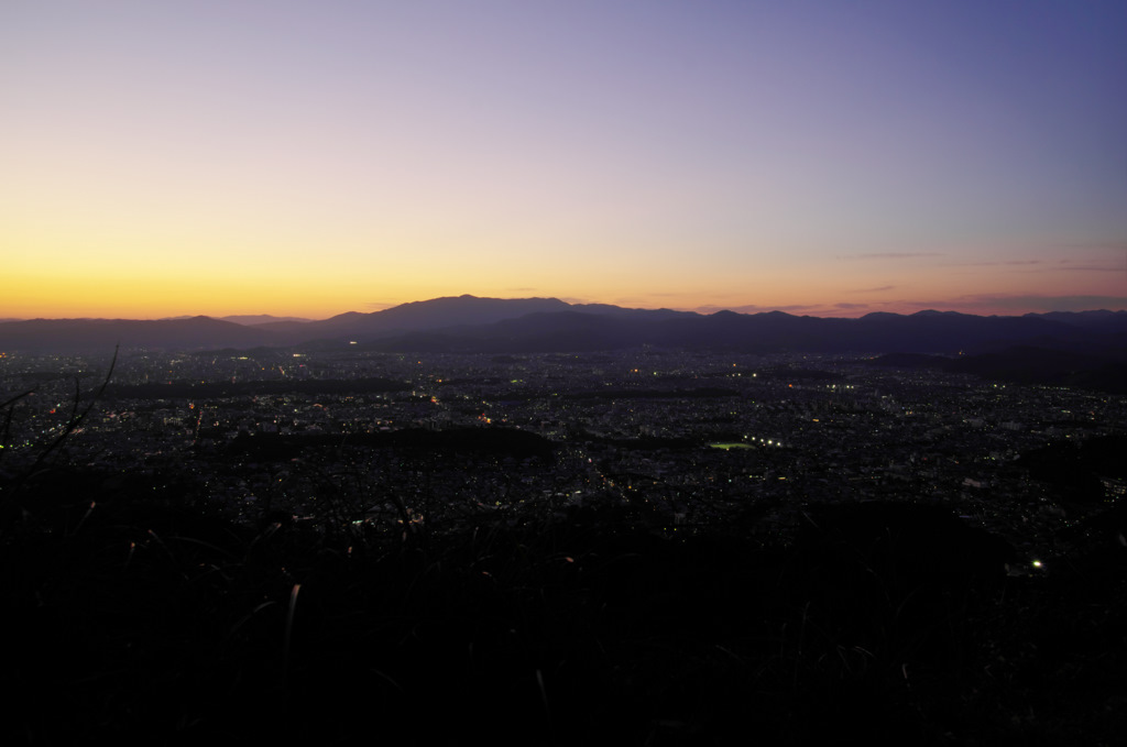黄昏の京都