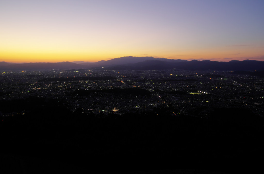 黄昏の京都