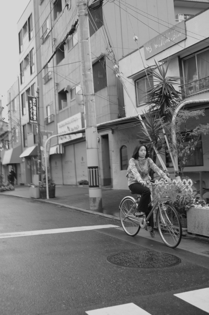 濡れた路面