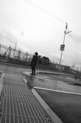 大き目のコートが可愛い