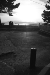 恋人と海と夕日