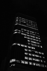 仕事しながら見るルミナリエはどんなだろう。