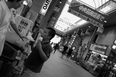 坊主頭とソフトクリーム