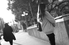 冬の午後の光を浴びて