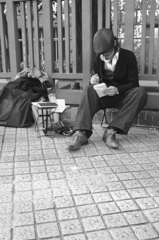 異人館の絵描き