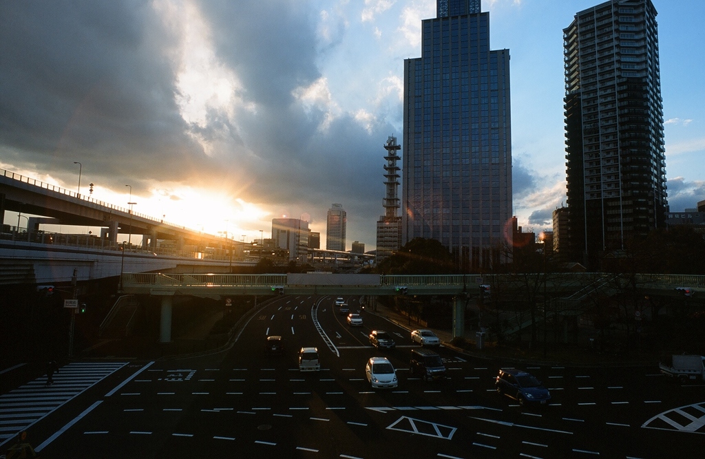 夕日
