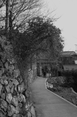 石垣のある風景