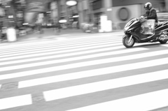 ノーファインダーでの流し撮り