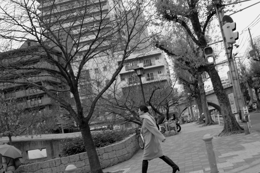急ぎ足の朝