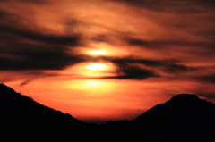 三重の夕焼け