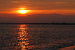 江ノ島の夕焼け
