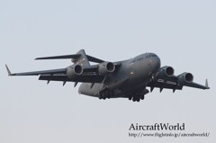 またやってきてくれました C-17 Globemaster III