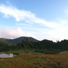 池と山