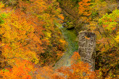 鳴子峡の紅葉