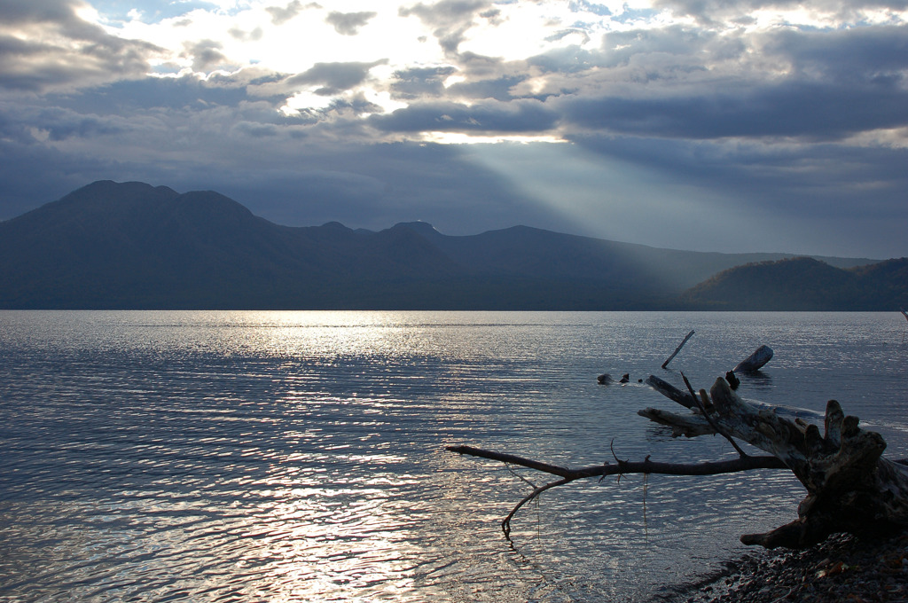 冬の支笏湖