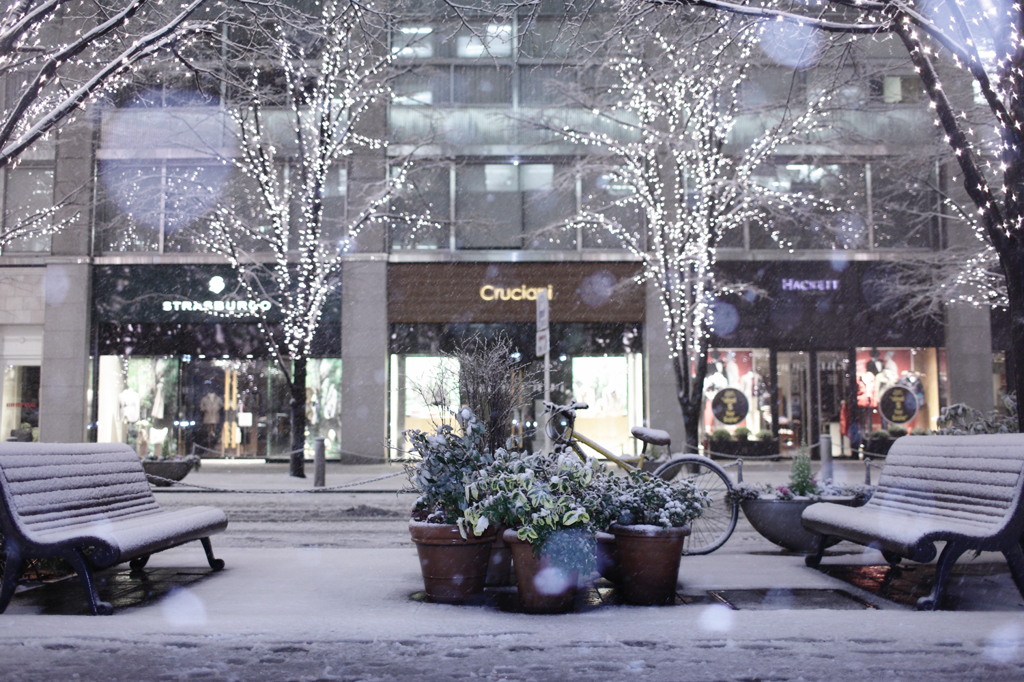 Snowy night