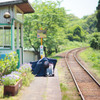 自転車をかついで一人旅。。