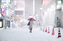 Snowy night