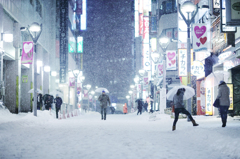 Snowy night