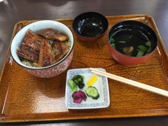 昼食　うな丼