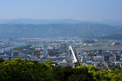 人混みを避けて　五台山から・・。