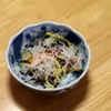 肴　春雨の酢の物