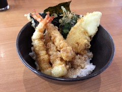 昼食　天丼