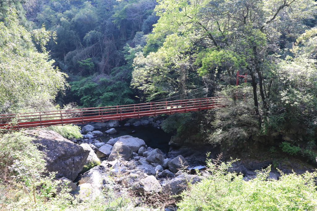 轟の滝　吊り橋