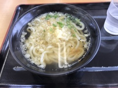昼食　　うどん
