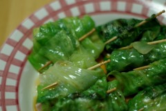 肴　　レタス巻き