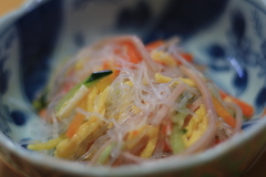 肴　春雨の酢物