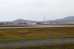 滑走路　飛行機のUターン場所