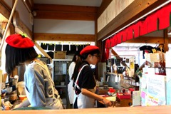 可愛いオムライスのお店。