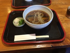 昼食　にしんそば
