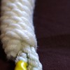 暇つぶし　自作のストレッチ用ロープ
