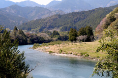 吉野川上流　本山町