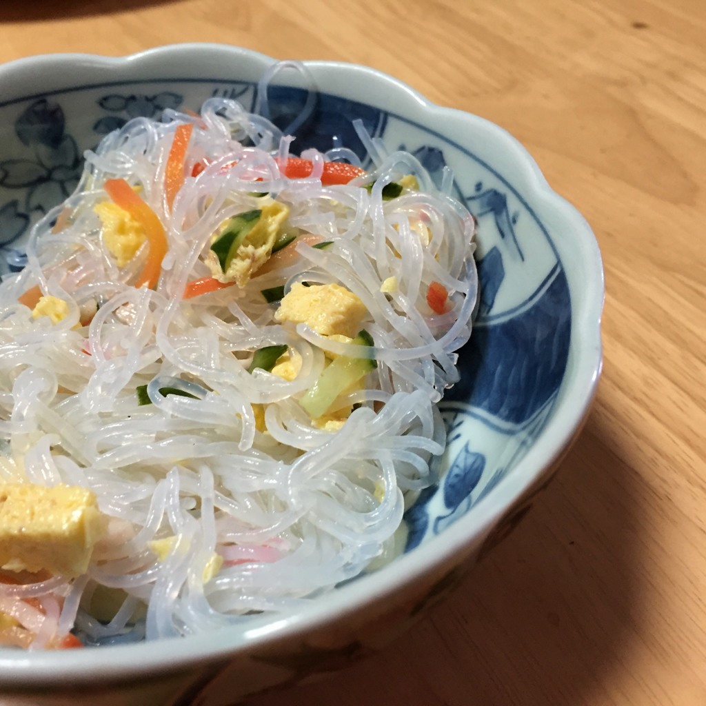 肴　春雨の酢物