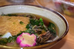 昼食　年越し蕎麦